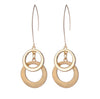 Hollow Circle Drop Earrings