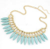 Chain Choker Chunky Statement Bib Necklace