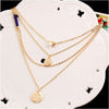 Classic Multilayer Link Chain Beads Body Necklace